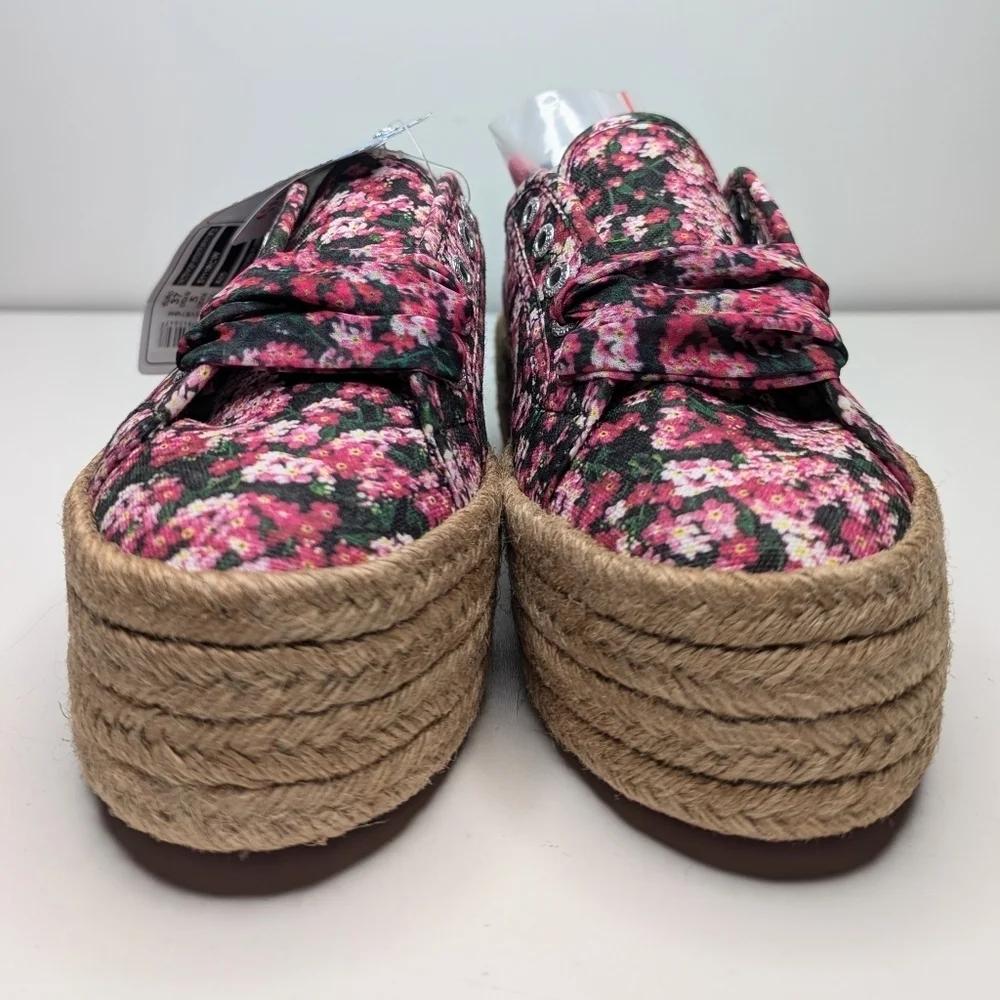Superga X Mary Katrantzou Fantasy Flowers Platform Sneakers Espadrilles Size 6.5